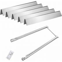 68,6cm Brûleur et 54,6cm Flavorizer Bars Kit de pièces de rechange pour Weber Spirit 200 E210 S210 bouton de commande latérale (2007-2012), Genesis
