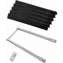 68,6cm Brûleur et 54,6cm Flavorizer Barres pour Weber Spirit 200 E210 S210 avec 2 boutons de brûleur latéral (2007-2012), Spirit 500, Genesis Silver