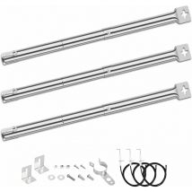 30,5-44,5 cm Brûleur universal adjustable pour FirePlus, Fire Mountain, Charbroil, CosmoGrill, Landmann Triton 2, Proficook, Tepro, pièce détachée