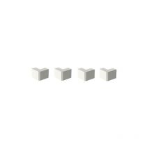 Angles extérieurs pour moulure électrique 22X12MM blanc - lot de 4 214557 - GGK