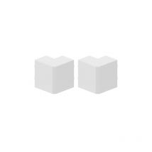 Lot de 2 angles extérieurs pour moulure électrique 15X30MM blanc EAN8030 - GGK
