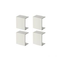 Ggk Lot De 4 Jonctions Pour Moulure Électrique 7x12mm Blanc Ean8018