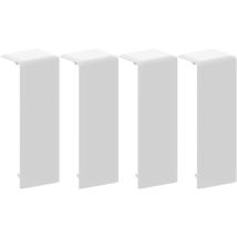 Lot De 4 Jonctions Blanches Pour Plinthe Électrique 4d 20 X 80 - Ggk