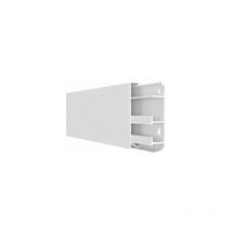 Plinthe électrique 4D 20X80MM L.1,5M blanche 3 compartiments - WS10231 - GGK