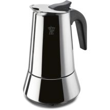 Pezzetti - Ghidini Cipriano 1388 Manuelle Kaffeemaschine Italienische Kaffeemaschine Schwarz, Edelstahl