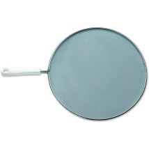 Paraspruzzi 29 cm in acciaio inox con manico in plastica – Ghidini