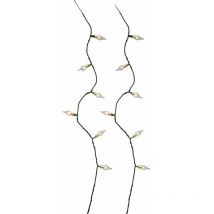 Ghirlanda led bianco caldo 8 funzioni effetto scintillio per interni 1790cm 493275