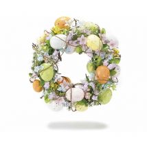 Gruppo Maruccia - Ghirlanda Pasquale con uova dipinte e fiori di pesco