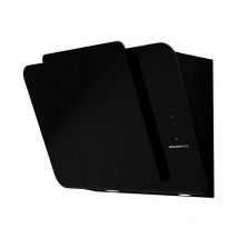 Dekorative schräghaube 80cm 736m3/h schwarz - Glem - ghw880bk