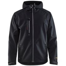 BLAKLADER Softshelljacke mit Kapuze - Schwarz/Grau - 494925179992XL