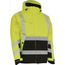 Giacca invernale haute visibilité visible xtreme Taille xxl giallo/blu Elka Rainwear