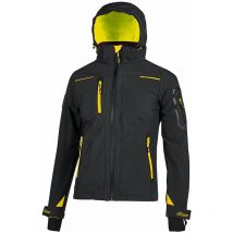 Giacca nera da lavoro donna U-Power Space Lady - S - Noir / jaune