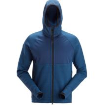 Giacca Secondo Strato Con Cappuccio E Zip Flexiwork Tg.s Blu Intenso