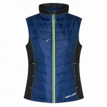 Giacca senza maniche da donna - nine worth - Constance 1575 Navy / Fluorescent Yellow
