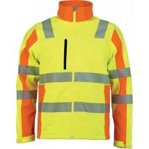 Giacca Softshell Ad Alta Visibilità Prevent Giallo Taglia l