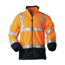 Giacca Softshell Ad Alta Visibilità Taglia 2Xl, Arancione/Blu Navy