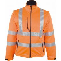 Giacca Softshell Ad Alta Visibilità Taglia 2Xl, Arancione