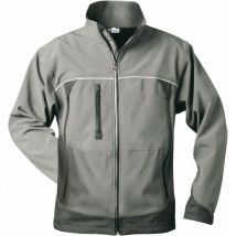 Giacca Softshell Beta, Taglia m, Grigio/Nero