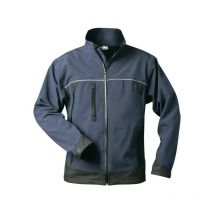 Giacca Softshell Gamma, Taglia 2Xl, Blu Navy/Nero