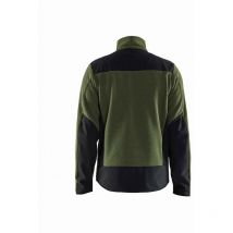 Giacca softshell Blaklader Maglia Verde scuro / Nero 594225364199