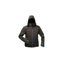 Giacca Softshell Con Cappuccio Taglia 2Xl, Nero