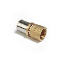 Pressfitting als Kupplung mit Innengewinde für Mehrschichtverbund und Kunststoffrohre Giacomini RM109 1/2'x(20x2)