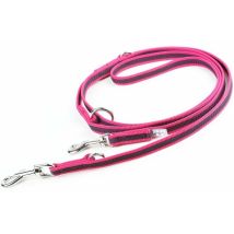 Rose - Laisse Julius K9 Couleur & Gris Super Grip Pour Chiens Max. 50 Kg