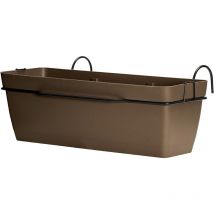 Balconiera cm 49x16x16h c/agganci tortora