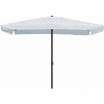 Ombrellone Rettangolare da Giardino 2x3 m Palo Ø48 mm Struttura in Acciaio Esterno Bianco