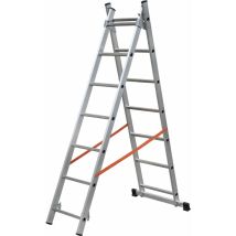 Gierre – Échelle articulée Aluminium – Hauteur, Matières, Nombre de marche(s), Caractéristique échelle, Longueur, Charge maximale, Largeur
