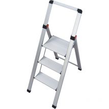 Gierre - BS300 Mini escalera ultra delgada de aluminio Slim (3 peldaños)