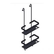 Giesse - Giese Bodyguard Newport panier de douche 30710-14 Halter pour rasoirs, noir mat