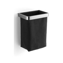 Giese Gästehandtuchkorb 4050002 chrom, Stoffeinsatz schwarz