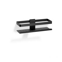 Giesse - Giese Newport panier de douche 30819-14 Halter pour rasoirs, noir mat