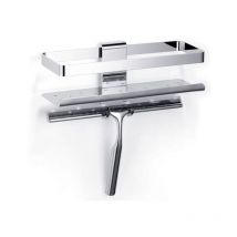 Giesse - Giese Newport panier de douche 30820-02 chromé , pour rasoirs, avec crochet et essuie-glace