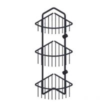 Giesse - Giese shower 3 panier de douche d&39angle 30024-14 noir mat, avec fixation