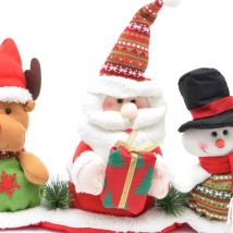 3 Teddy Set Christmas Animatic Party Decoration