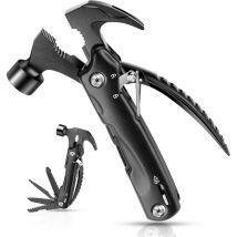 Gifts for Men, Boyfriend, Husband, Cool and Unique Birthday Gift Ideas for Him Dad, Mini Multi Tool Hammer with Knife, Camping Gear, Survival Tool