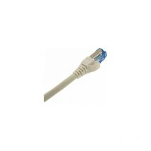 Cordon de brassage - rj45 - cat6a - s/ftp - lsoh - 10 mètres - blanc - gigamédia cat6as10mwh