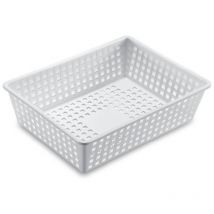 Cesta Rettangolare Forata Multiuso - 40X30X10 Cm