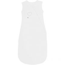 Gigoteuse bébé été jersey bio blanc 6/24 mois