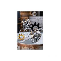 Poly Skulptur Steampunk Skull - Gilde