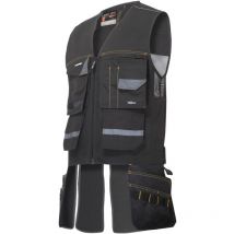 Jardibricodeco - Gilet à Outils Noir, 'm', Ce, Lahti