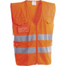 Gilet alta visibilita' multitasche 'road' xl -Peso 120 gr/mq.