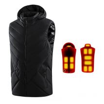 Gilets chauffants pour hommes et femmes avec chargeur usb Gilet chauffant à température réglable pour le travail en extérieur et la