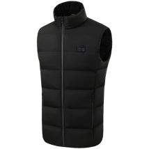 Gilet chauffant usb d'extérieur, vêtements thermiques électriques flexibles d'hiver, vêtements chauds de pêche et de randonnée