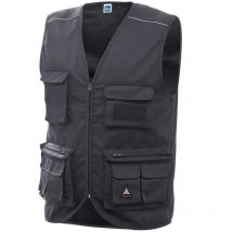Gilet da Lavoro Multi Tasche Siggi Chrome - Grigio Grigio m