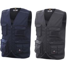 Gilet Da Lavoro Multi Tasche Siggi Chrome - Grigio Grigio L