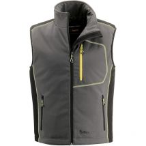 Gilet da lavoro imbottito dynamic grigio/nero tg. m/l/xl/xxl tasche zip Kapriol xxl'