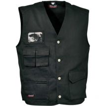 Gilet da Lavoro Multi Tasche Cofra Nairobi - Nero Nero xl
